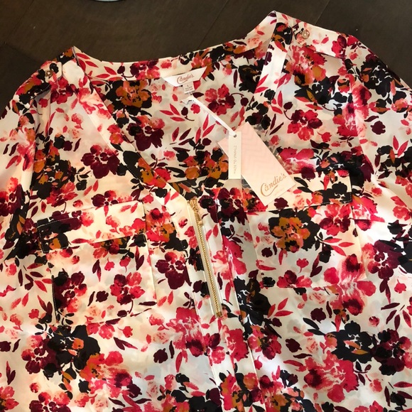 Candies Floral Top - Picture 2 of 6